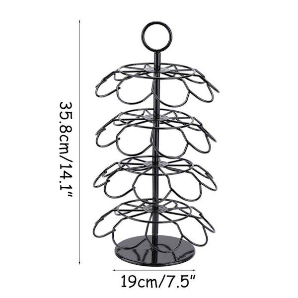 Creative Assembly Praktisk kaffekapslar Tower Stand Pod
