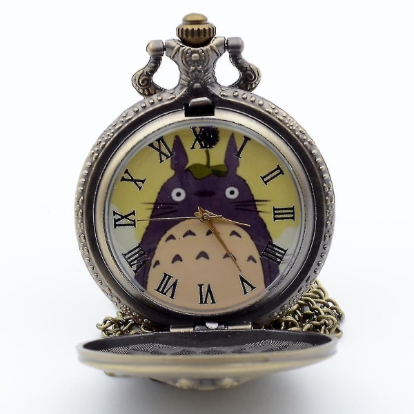 My Neighbour Totoro Dial Quartz Pocket Watch Halsband