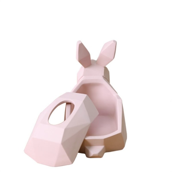 Nordic Geometric Rabbit Creative Tissue Box Lådlåda