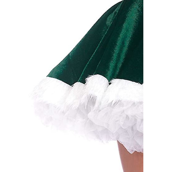 Kvinnors set Fru Claus kostymuppsättning Red XL