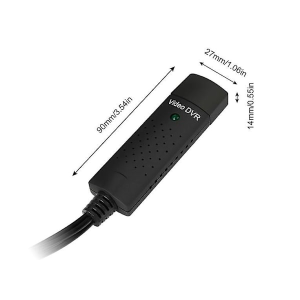 USB Vhs/vcr till videokonverterare Dvd Converter Capture