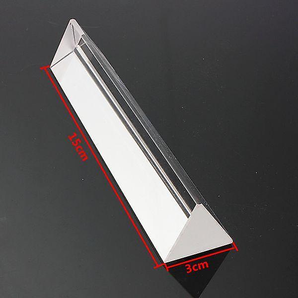 15 cm optisk glaskristall triangel triangulär prisma
