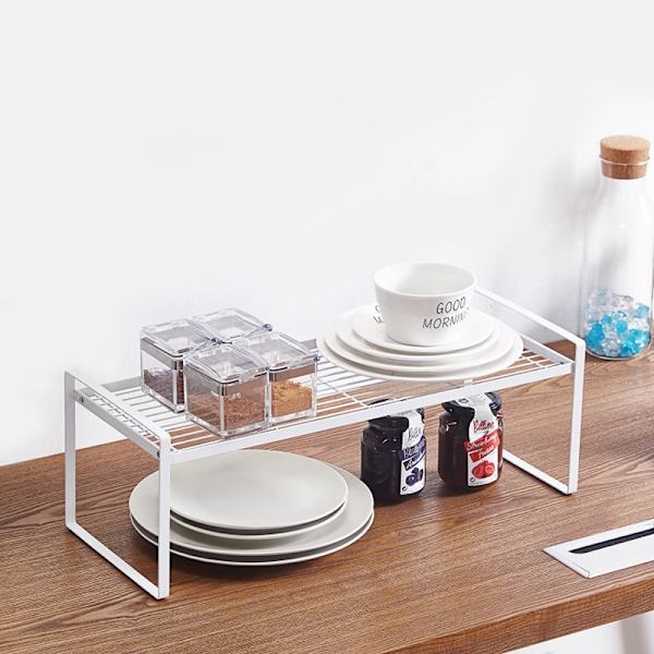 Rostfritt stål kök över diskbänken Dish torkning Rack