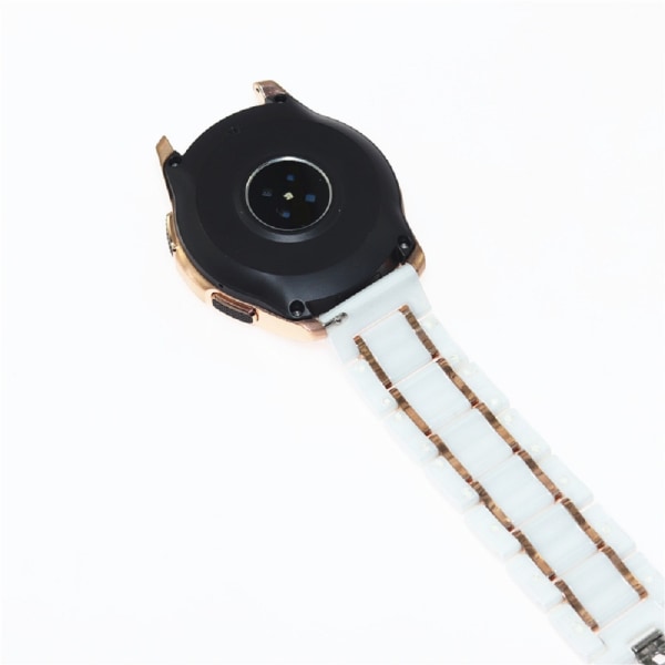 20 mm, 22 mm keramiskt armband för Samsung GALAXYWatchs2S/3S/4 White 22mm