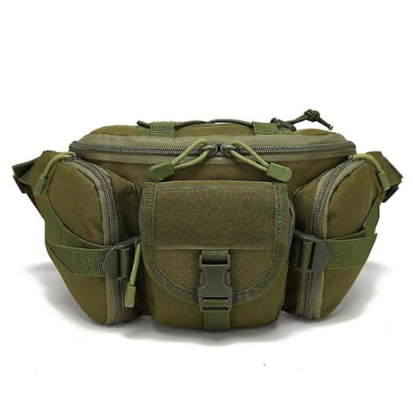 D05 Utomhussport Vattentät midjeväska Fiske Army Green