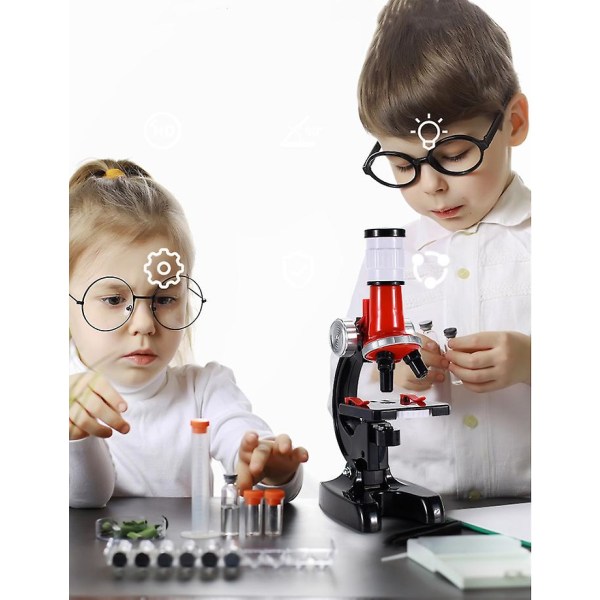1200 gånger barnmikroskop, vetenskapligt pedagogiskt