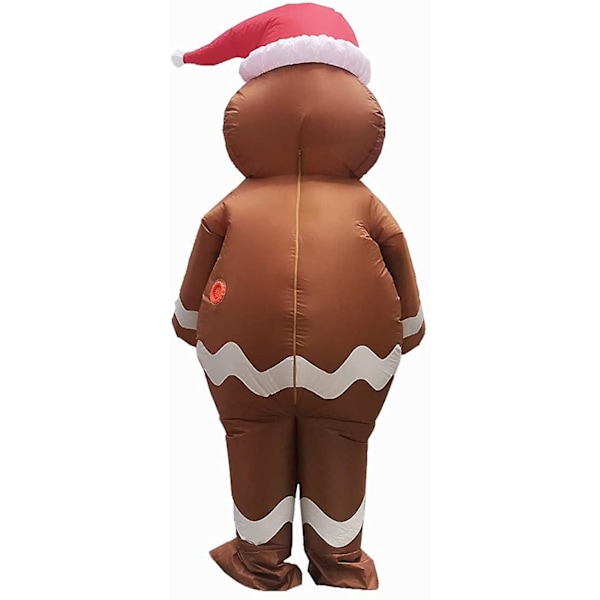 Jul Pepparkakor Uppblåsbar Dräkt För Vuxen