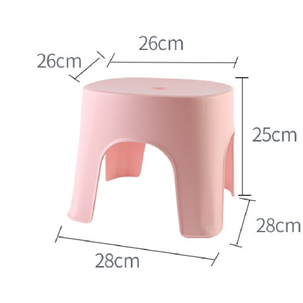 Polypropenpall, Lämplig för badrummet Enkel Pink