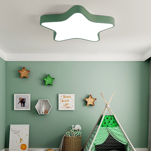 40CM taklampa, modern Macaron LED steglös dimning