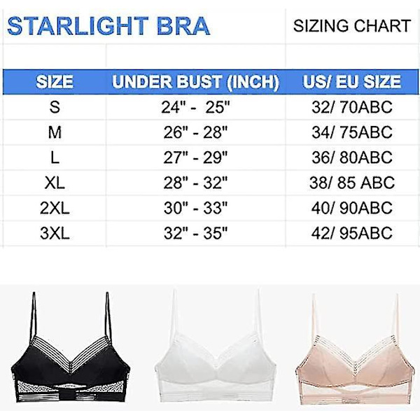 Low Back Wireless Lifting Lace BH, U-formad BH Push Up Beige S