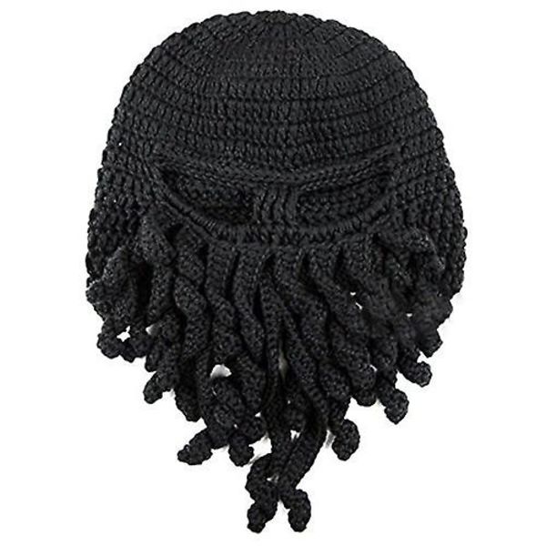 Tentakel Octopus Cthulhu Stickad mössa Cap Wind Ski Mask Blue