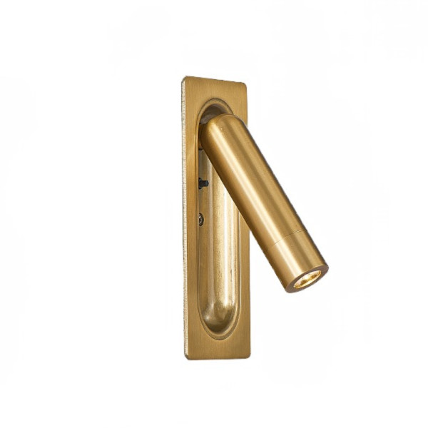 Infälld vägglampa inomhus, enkel modern och utsökt Copper