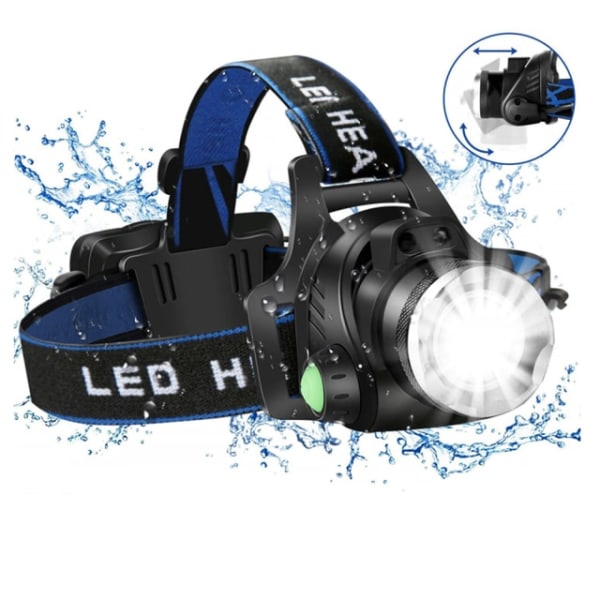 Pocketman 25000LM Strålkastare T6/L2/V6 LED Strålkastare Zoombar