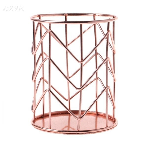 Rose Gold Pen penna Krukhållare Container Organizer Hem