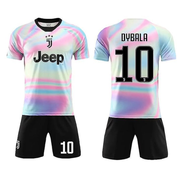 Juventus 2021-2022 Jubileumsutgåva set Dybala 10 22(125-135cm)