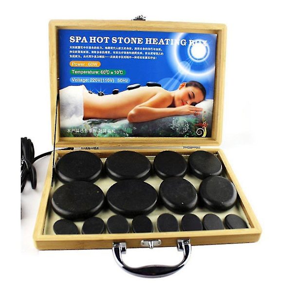 Hot Stone Rock Värmelåda Massage Case Fallvärmare