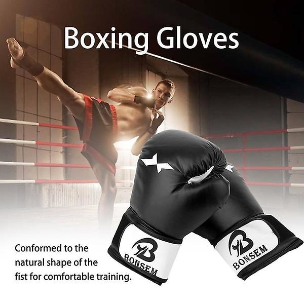 Flexibla boxningshandskar/sanshou Taekwondo boxningshandskar Black