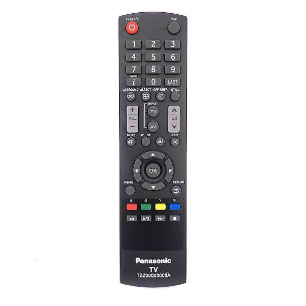 Ersättning TZZ00000006A för Panasonic TV-fjärrkontroll