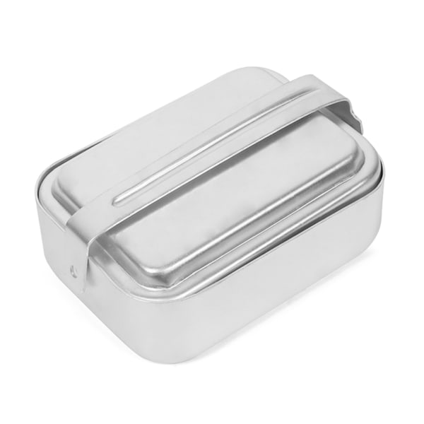 Utomhus Mess Plåt Kit Aluminium Camping Köksredskap Set Lunchbox