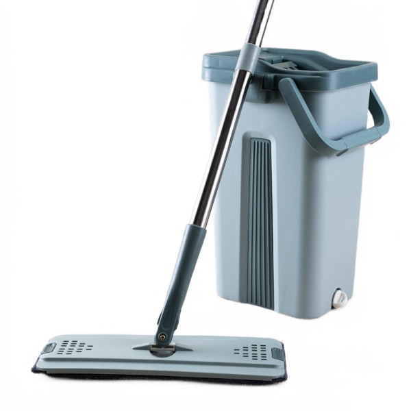 Hushålls platt klämmopp Handfri Lazy Mop Golvrengöring