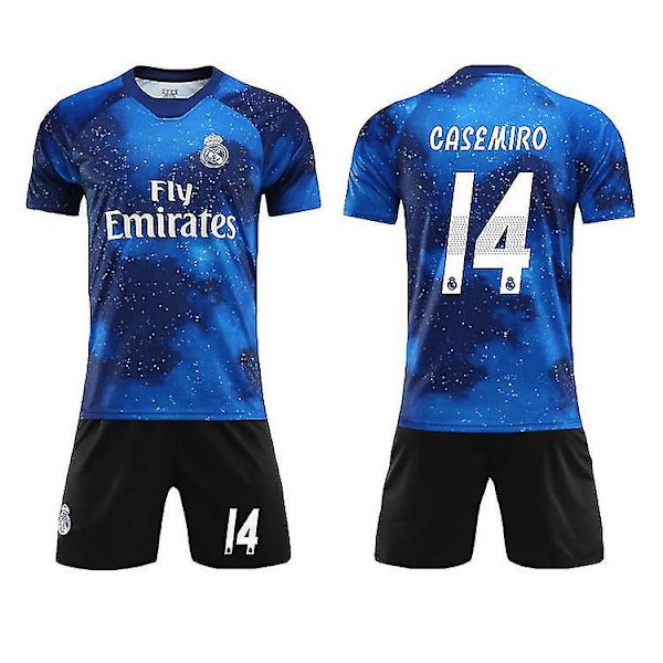 Real Madrid 2021-2022 Jubileumsskjorta Casemiro 14 26(145-155cm)