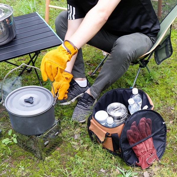 Utomhuscamping Vandring Picknickväska Camping Bärbar Mat