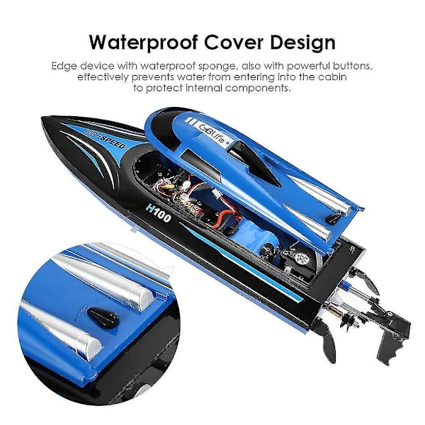Fjärrkontroll Båt Speed Racing High Speed Water