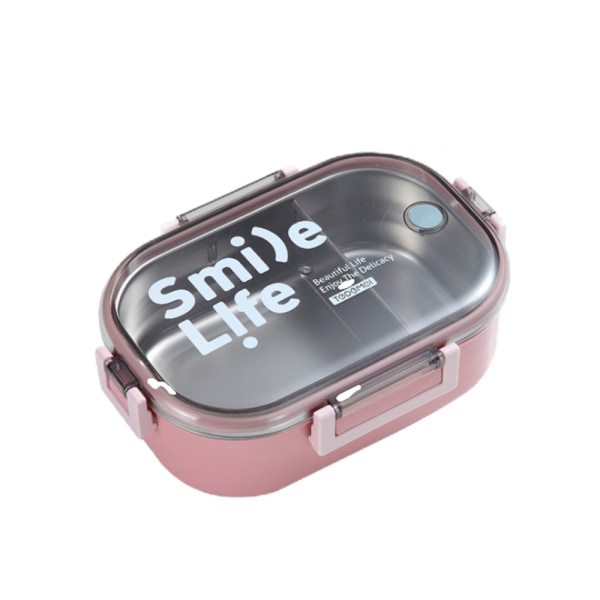 304 Lunchbox i rostfritt stål, Thermal för värmeisolering Pink