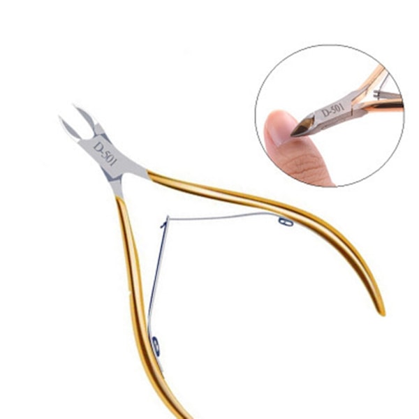 Nagelbandsklippare Nippers Spetsiga nagelbandstrimmer