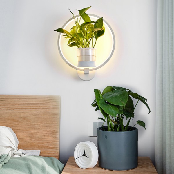 Vägglampa inomhus, enkel modern stil, multifunktionell, kan vara Black - 36W Tri-color light