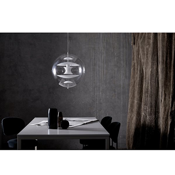 40 cm sfärisk planetljuskrona, modern restaurangbar