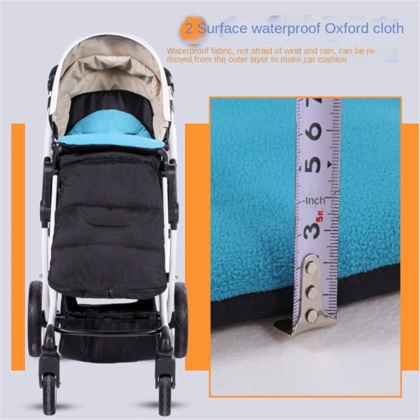 88* Cover Baby för barnvagn, Universal Vattentät Black