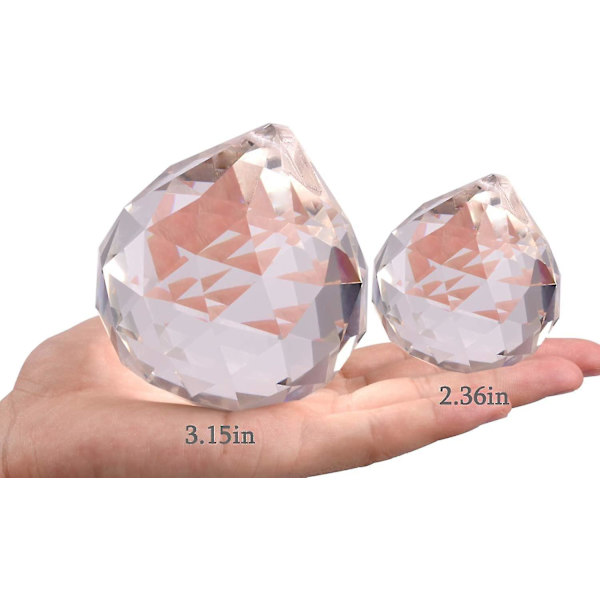Crystal Prism Hängande Crystal Rainbow Sun Catcher 2,36"