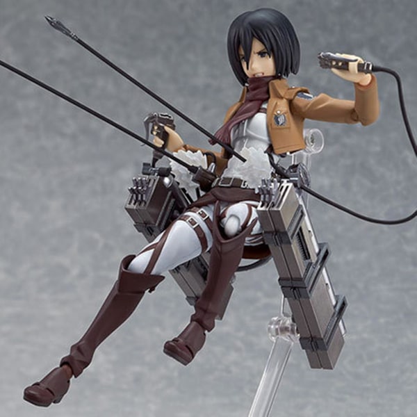 Attack On Titan Levi Mikasa Eren Ackerman Pvc Figure Anime Mikasa