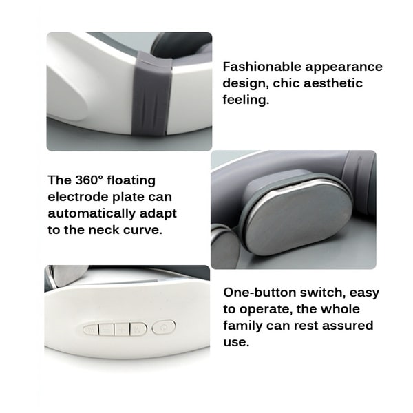 Uppgradera Smart Neck Massager Far Infrared Heating Smärtlindring