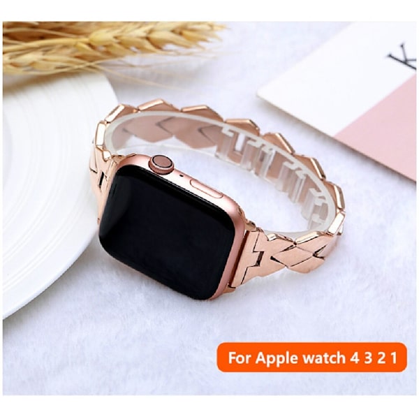 38/40 mm, 42/44 mm metallrem, lämplig för Apple Black  38/40mm