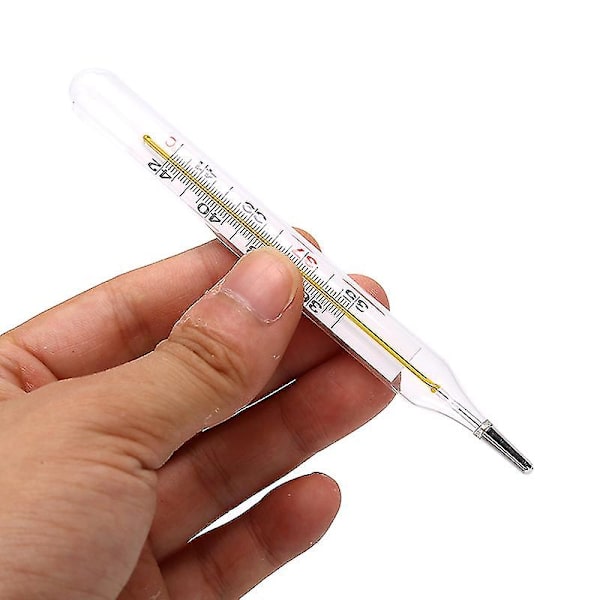 Medicinsk Mercurial Glastermometer Storskärm Klinisk