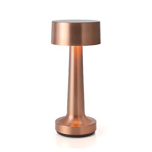 Touch Sensor Bar Uppladdningsbara bordslampor Hotellbordslampa Bronze