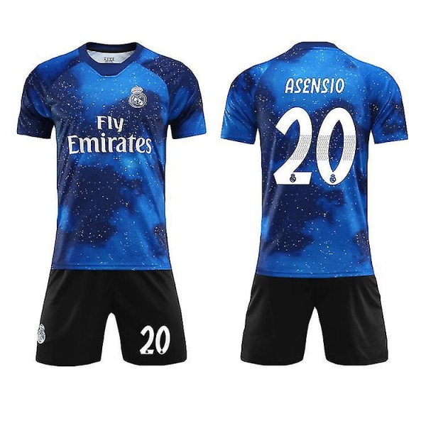 Real Madrid 2021-2022 Jubileumsskjorta Asensio 20 2XL(180-190cm)