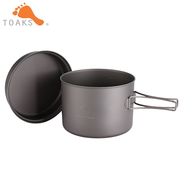 TOAKS Köksredskap Set Ultralätt Titanium Pot Stekpanna