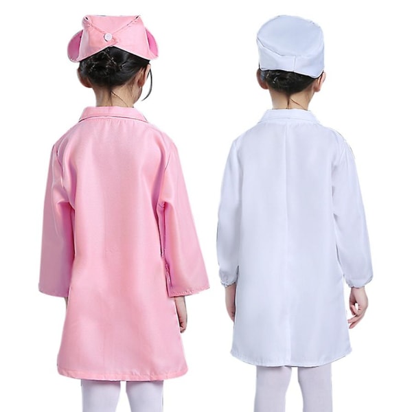 Doktor sjuksköterska cosplay barndräkt (rosa)
