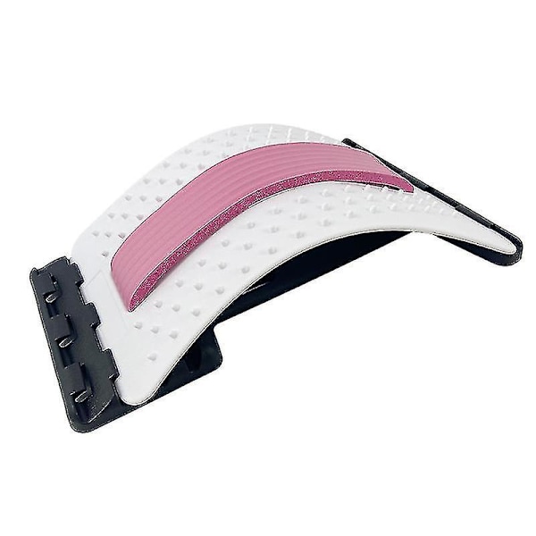 Back Stretcher Corrector Back Relax Stretch Soothing Pink 3 gears