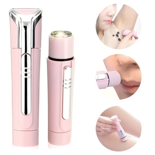 Kvinnor Mini Electric Facial Hair Remover Rakapparat Ansiktsvård