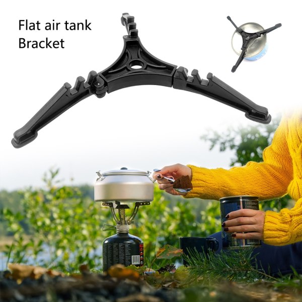 Utomhuscamping platt gastankfäste Fast basplast