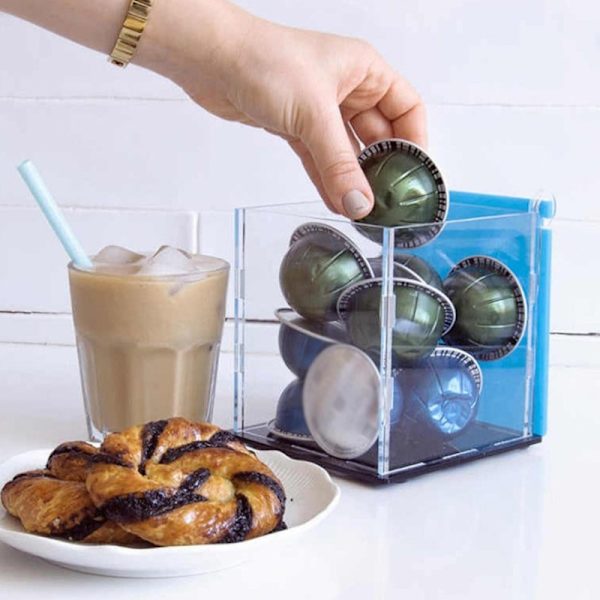 Akryl Kaffe Kapsel Förvaringsbox Kaffehållare Nordic