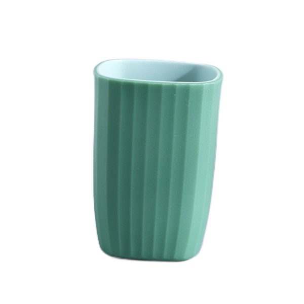 Plastmunsköljkopp för hushållsplast dubbelfärgad Green