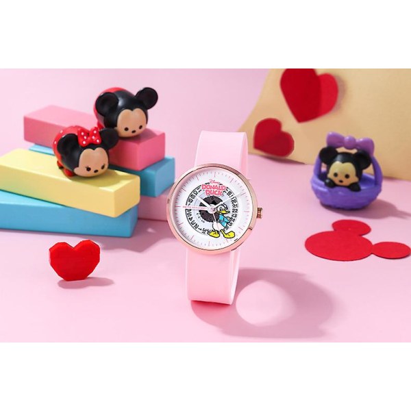 Kalle Anka Cartoon Quartz Watch Black