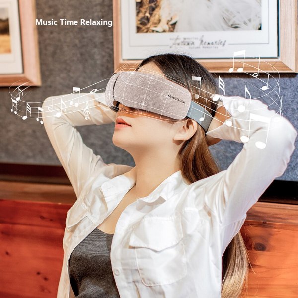 Elektrisk Eye Massager Med Värme Vibration Lufttryck För