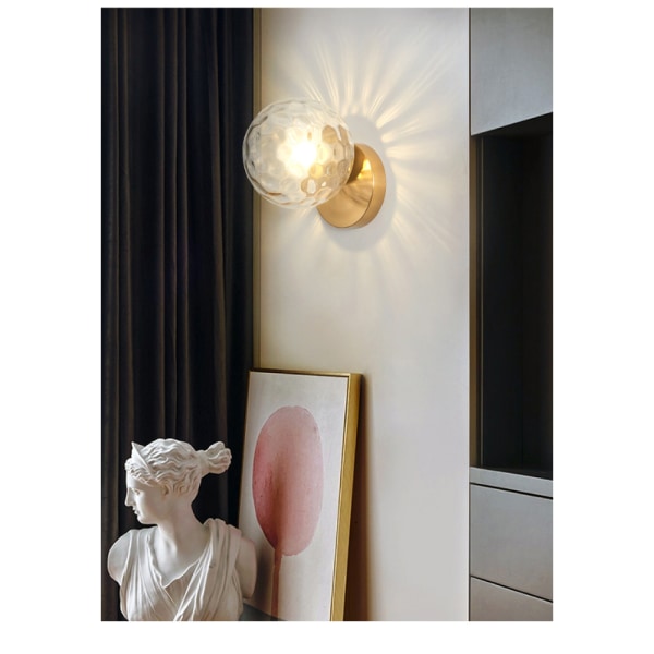 Vägglampa inomhus, kreativ enkelhet, modern stil, 2036 Black