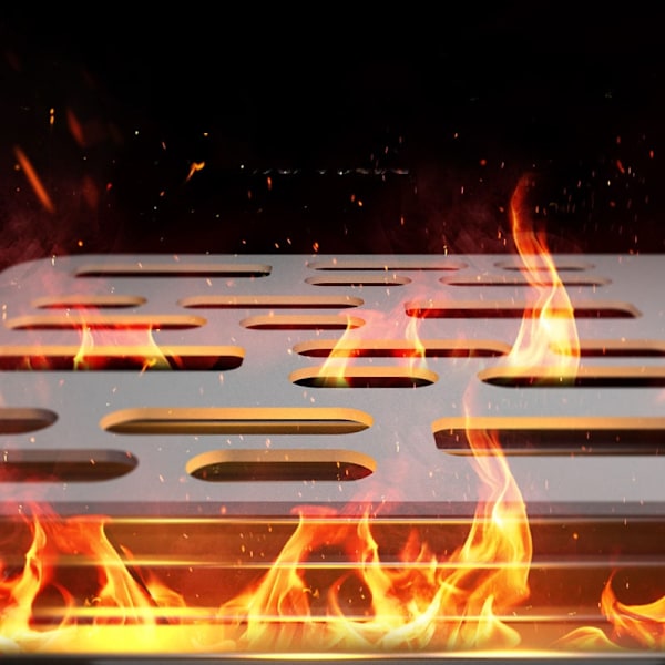 Utomhusbakplåt i titan Ultralätt grilltallrik